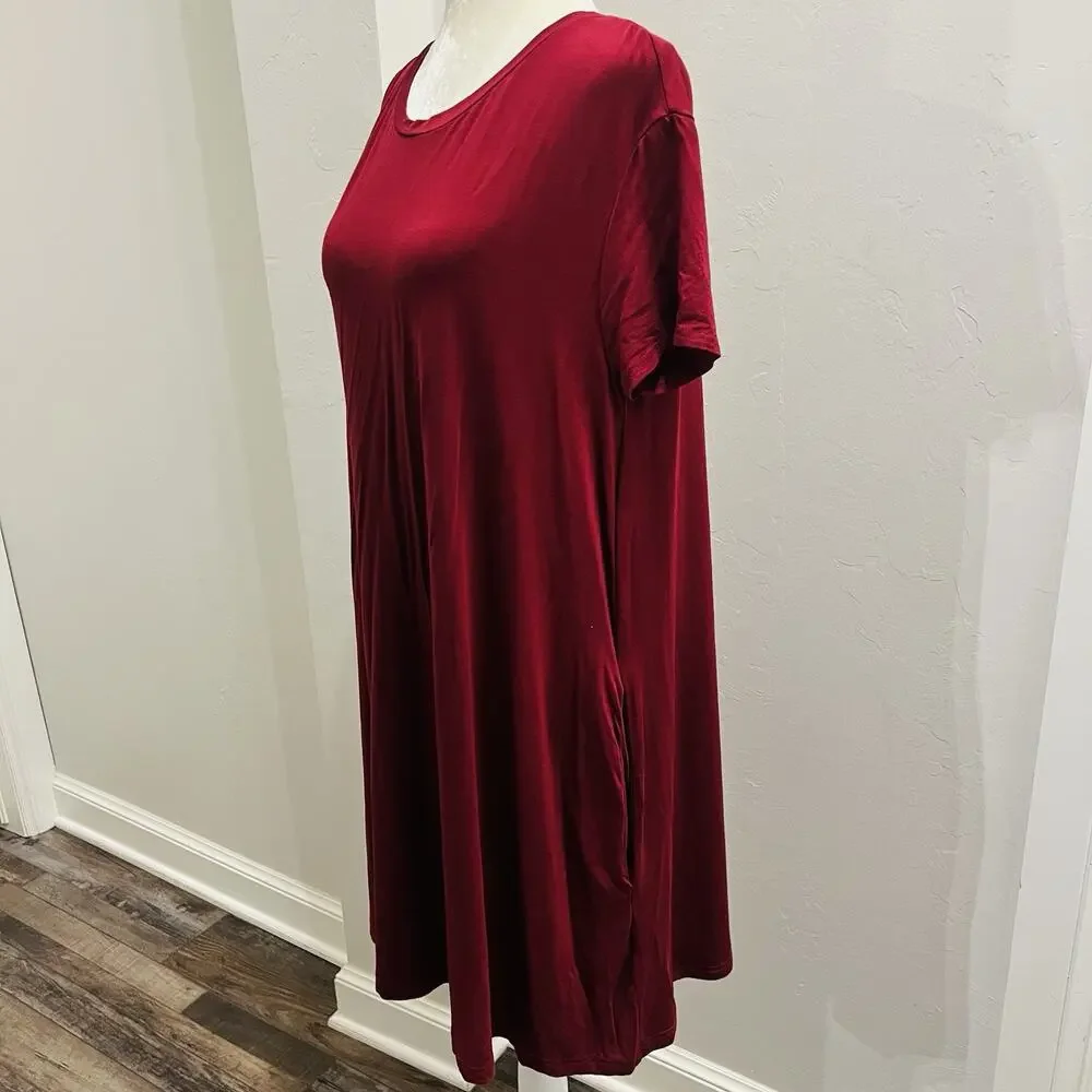 Piko 1988 Women’s Dress Red Xl Short Sleeve (A0128) - Picture 2 of 6